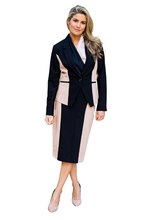 Load image into Gallery viewer, Contrast Skirt Suit

