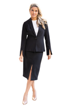 Load image into Gallery viewer, Split Skirt Suit
