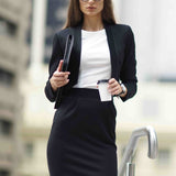 Above and Beyond Skirt Suit
