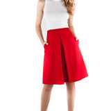 Paint it Red Wool Skirt
