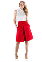 Load image into Gallery viewer, Paint it Red Wool Skirt
