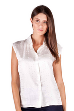 Load image into Gallery viewer, The Rebels Silk Blouse (WHITE)
