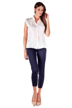 Load image into Gallery viewer, The Rebels Silk Blouse (WHITE)
